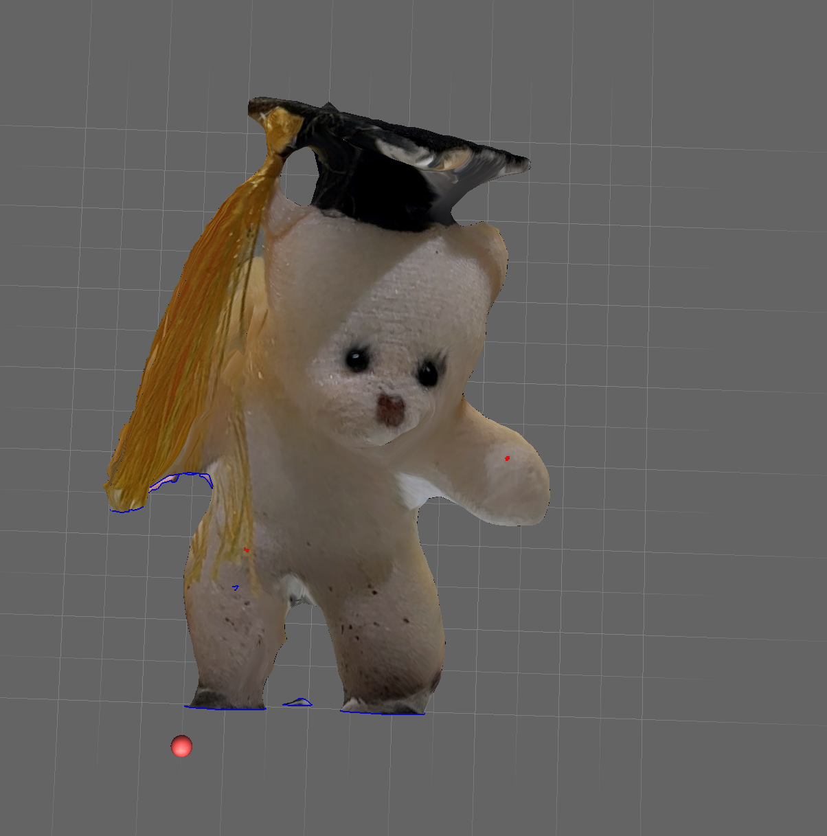 Top view of object in Meshmixer